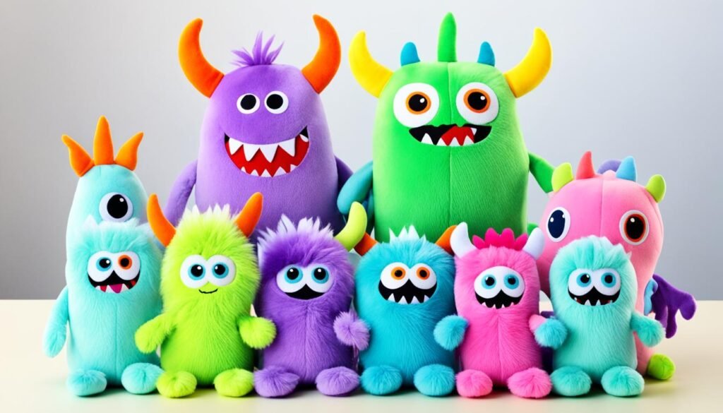 adorable monster plushies