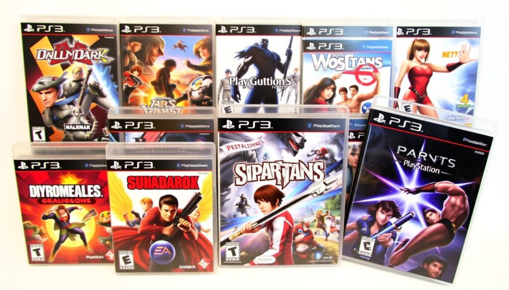 2008 PS3 game packaging designs